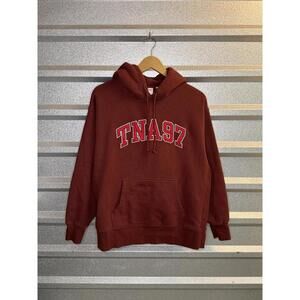 Aritzia Hoodie Women's TNA Cozy Fleece Brown Hoodie Sweatshirt Small